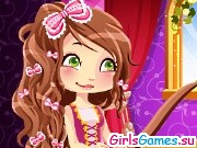 Игра Волшебная причёска Рапунцель